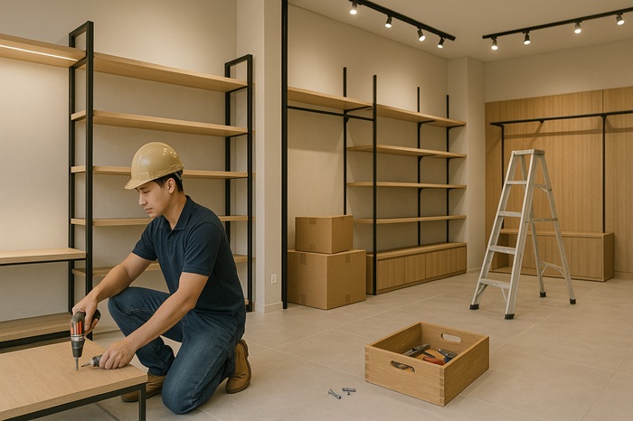 Thi công showroom – cửa hàng